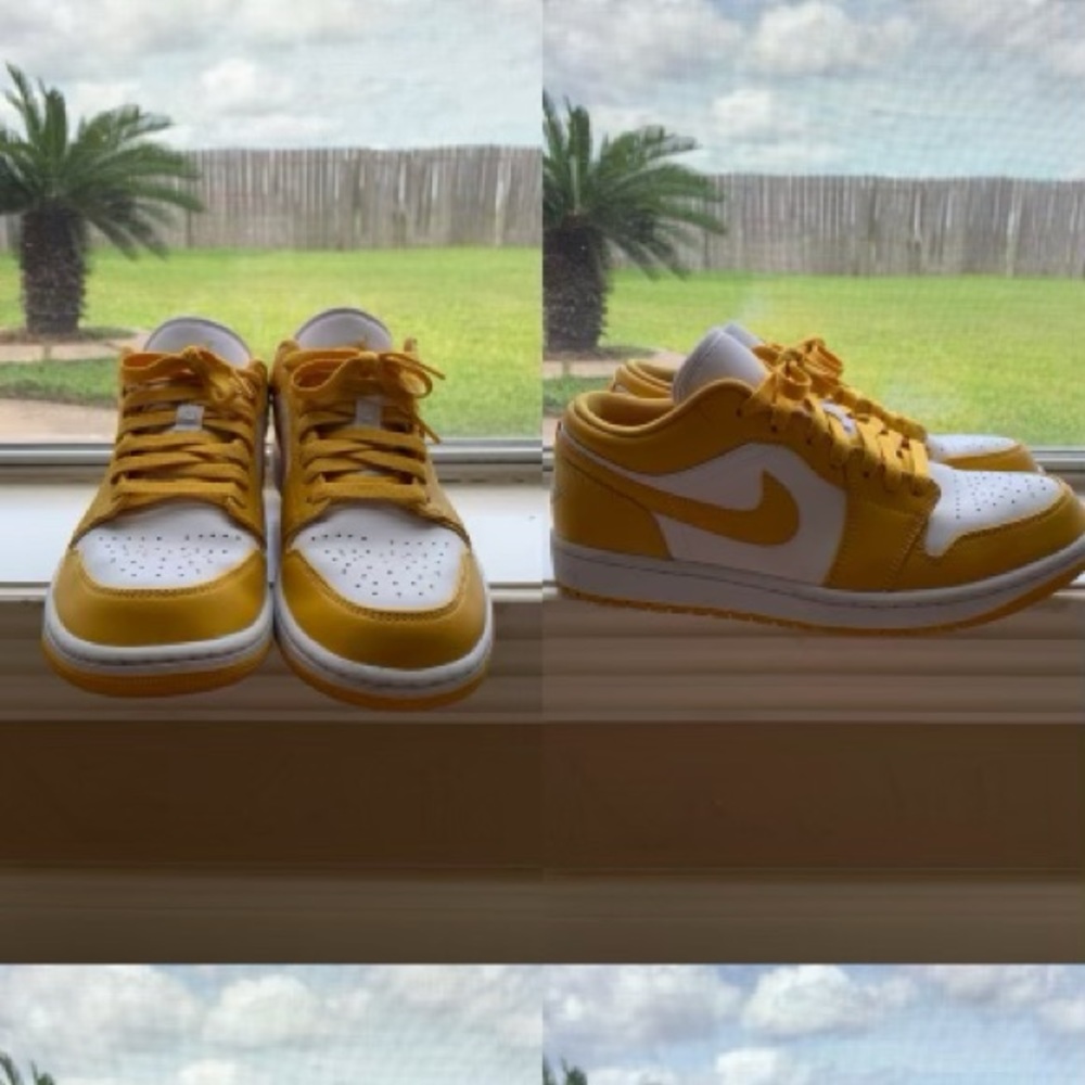 Jordan 1 “low pollen” Lightly worn no tears and look fairly new!